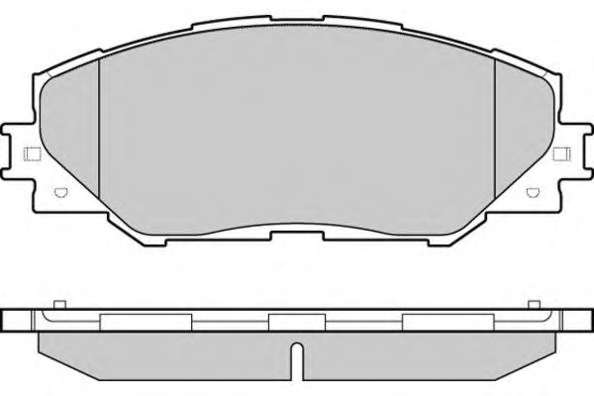 Комплект тормозных колодок, дисковый тормоз