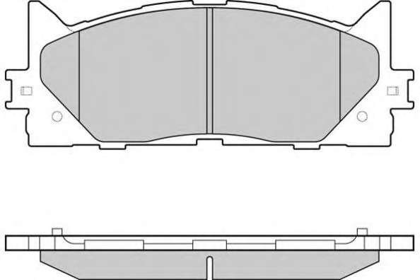 Комплект тормозных колодок, дисковый тормоз