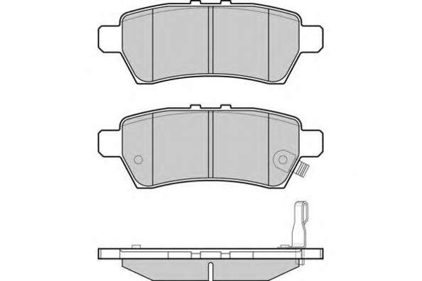 Комплект тормозных колодок, дисковый тормоз