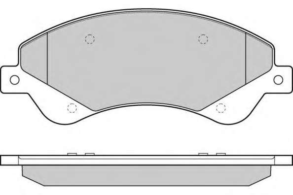 Комплект тормозных колодок, дисковый тормоз