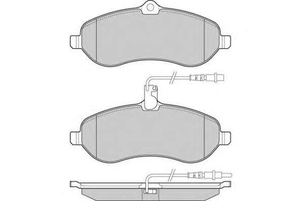 Комплект тормозных колодок, дисковый тормоз
