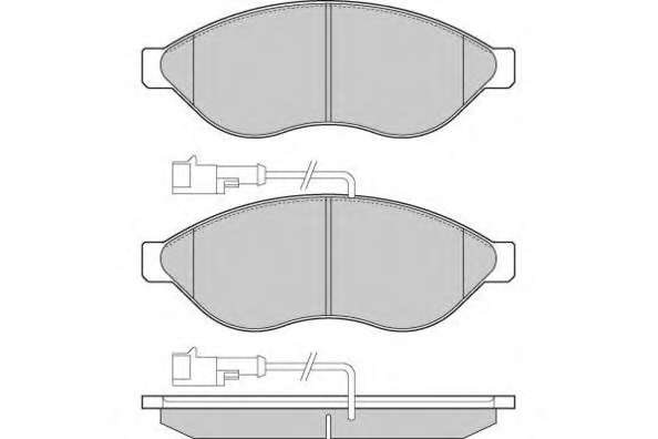 Комплект тормозных колодок, дисковый тормоз