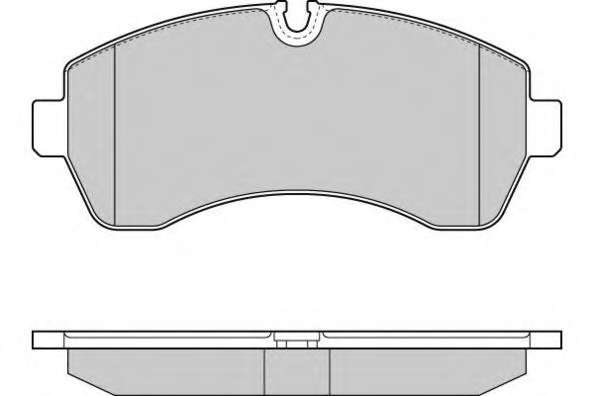 Комплект тормозных колодок, дисковый тормоз