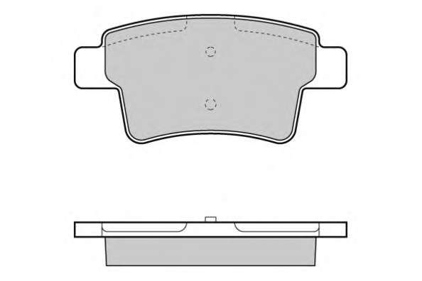 Комплект тормозных колодок, дисковый тормоз