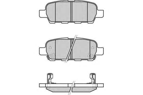 Комплект тормозных колодок, дисковый тормоз