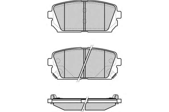 Комплект тормозных колодок, дисковый тормоз