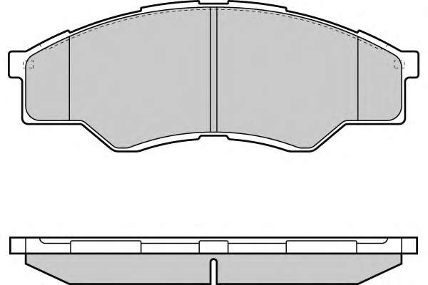 Комплект тормозных колодок, дисковый тормоз