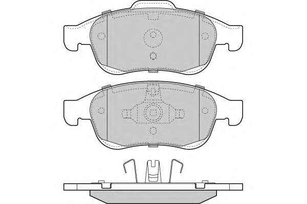 Комплект тормозных колодок, дисковый тормоз