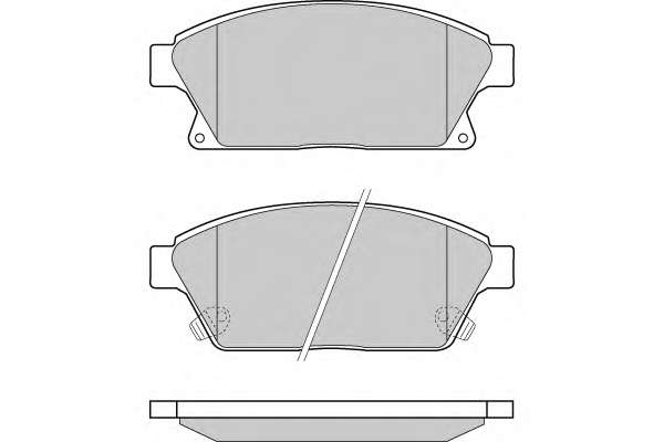 Комплект тормозных колодок, дисковый тормоз