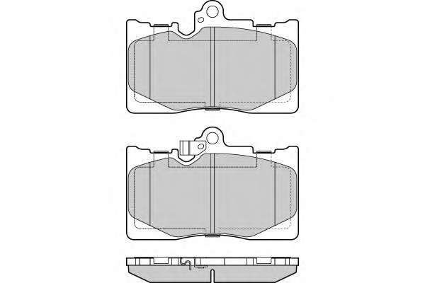 Комплект тормозных колодок, дисковый тормоз