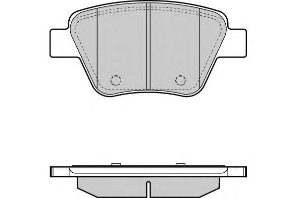 Комплект тормозных колодок, дисковый тормоз