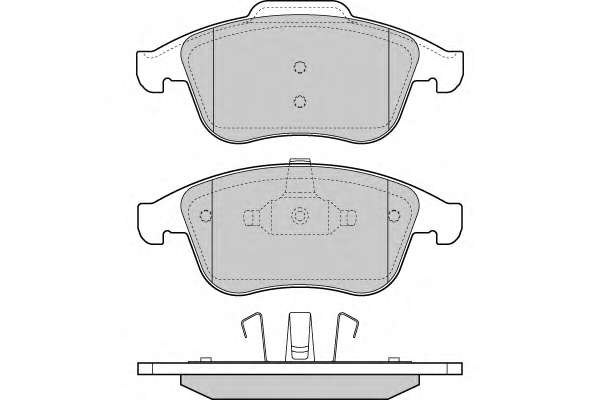 Комплект тормозных колодок, дисковый тормоз