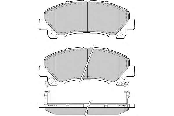 Комплект тормозных колодок, дисковый тормоз