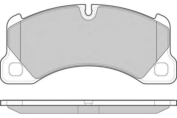 Комплект тормозных колодок, дисковый тормоз