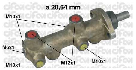 CIFAM VW головний гальмівний циліндр D20,64mm PASSAT DIESEL -81