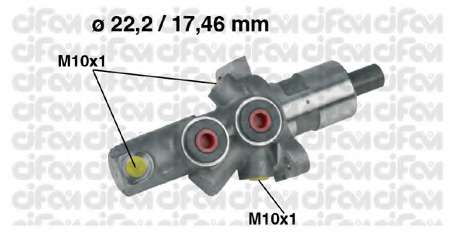 CIFAM DB Главный тормозной цилиндр 22,20/17,46mm DB W201 82-