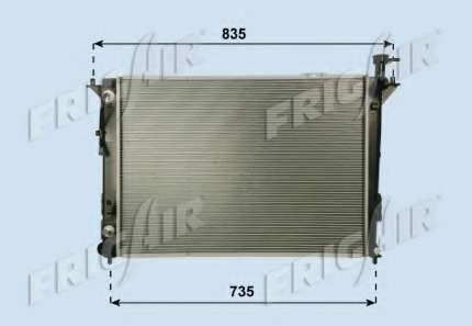 Радиатор, охлаждение двигателя