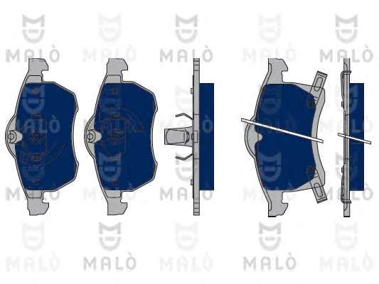Комплект тормозных колодок, дисковый тормоз
