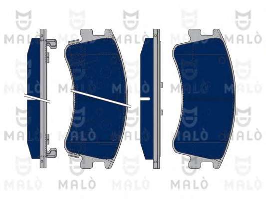 Комплект тормозных колодок, дисковый тормоз