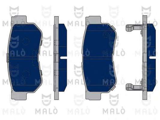 Комплект тормозных колодок, дисковый тормоз
