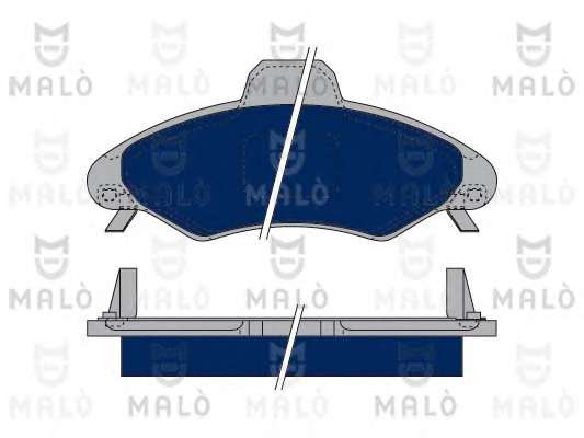 Комплект тормозных колодок, дисковый тормоз