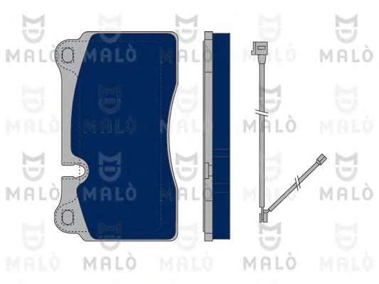 Комплект тормозных колодок, дисковый тормоз