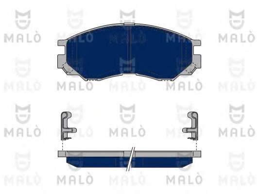 Комплект тормозных колодок, дисковый тормоз