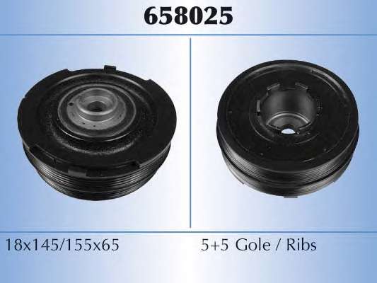 Ременный шкив, коленчатый вал