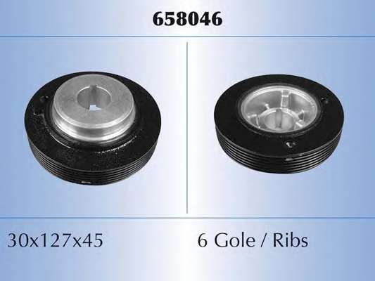 Ременный шкив, коленчатый вал