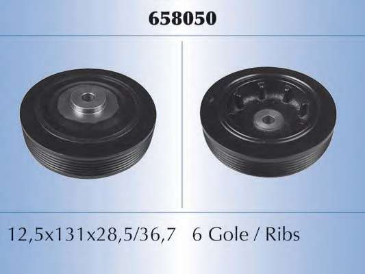 Ременный шкив, коленчатый вал