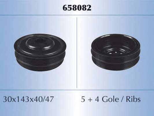 Ременный шкив, коленчатый вал