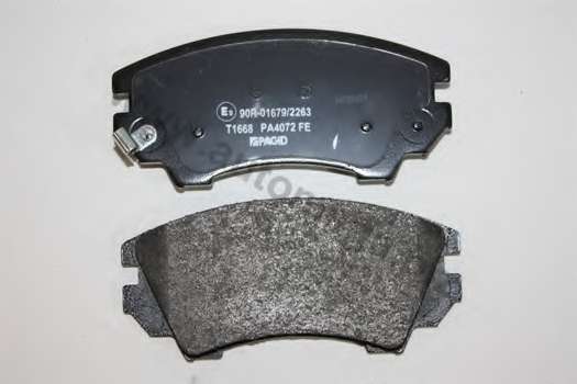 Комплект тормозных колодок, дисковый тормоз