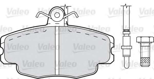 Комплект тормозных колодок, дисковый тормоз
