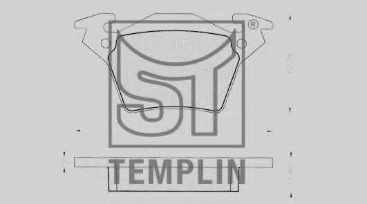 Комплект тормозных колодок, дисковый тормоз