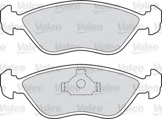 Комплект тормозных колодок, дисковый тормоз