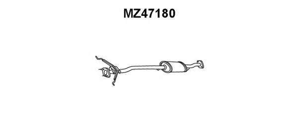 Предглушитель выхлопных газов