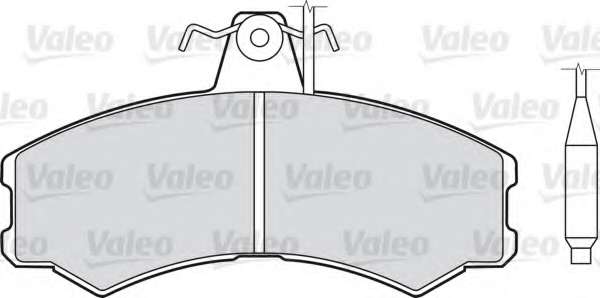 Комплект тормозных колодок, дисковый тормоз