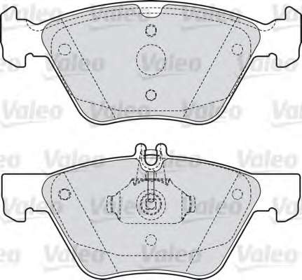 Комплект тормозных колодок, дисковый тормоз