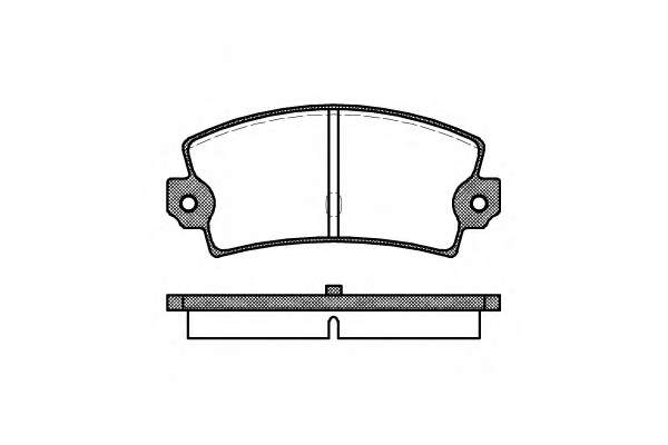 Комплект тормозных колодок, дисковый тормоз