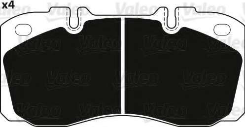 Комплект тормозных колодок, дисковый тормоз