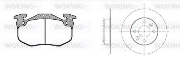 Комплект тормозов, дисковый тормозной механизм