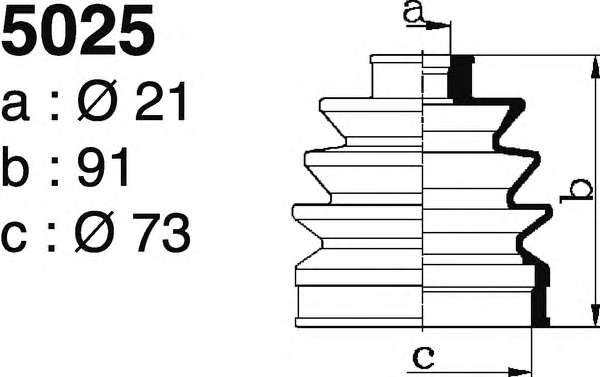 Комплект пылника, приводной вал