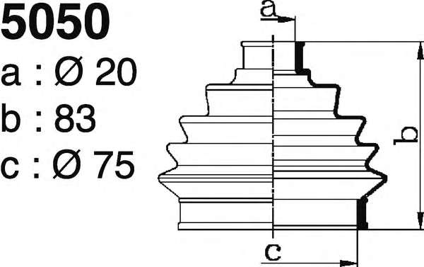Комплект пылника, приводной вал