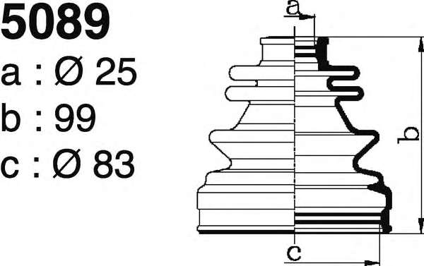 Комплект пылника, приводной вал
