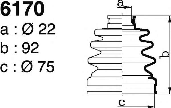 Комплект пылника, приводной вал