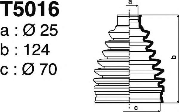 Комплект пылника, приводной вал