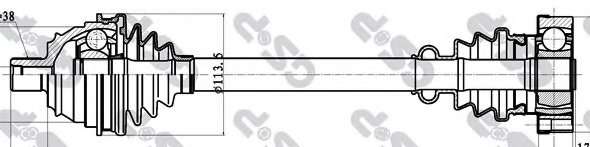 POLOS NAPEDOWA KPL.    /261034/ SZT GSP  GSP1