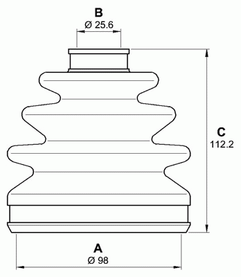 Комплект пылника, приводной вал
