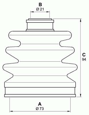 Комплект пылника, приводной вал