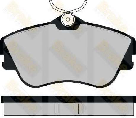 Комплект тормозных колодок, дисковый тормоз